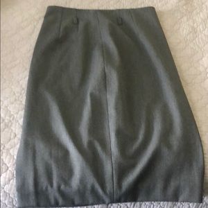 Express, high-waist, gray pencil shirt